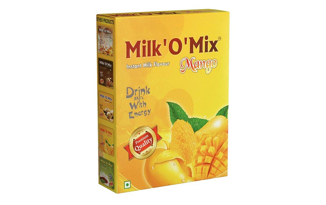 Milkomix Mango Instant Milk Flavour Drink Milk with energy   Pack  150 grams